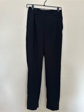 Express High Rise Ankle Dress Pants Black Size 2R